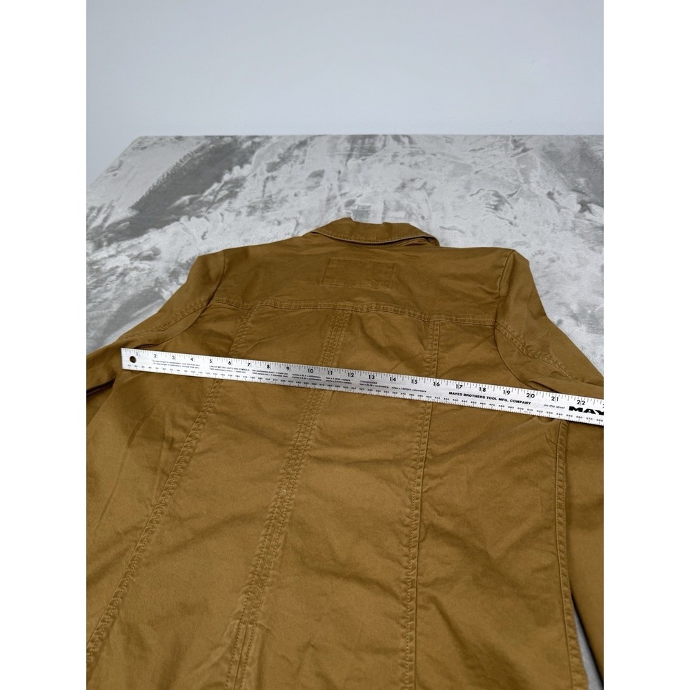 Eddie Bauer Brown Utility Short Jacket Womens T18 Safari Cargo Blazer Legend - Picture 8 of 8